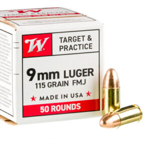 1000 Rounds of 9mm Ammo by Winchester - 115gr FMJ for sale