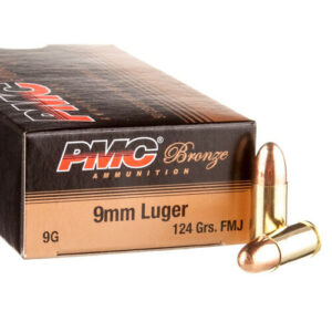 1000 Rounds of 9mm Ammo by PMC - 124gr FMJ for sale